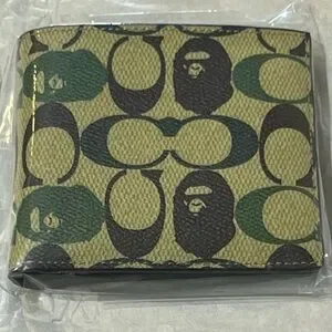 Coach x Bape Bathing Ape Coin Bi-fold Wallet | eBay BAPE® X COACH COIN